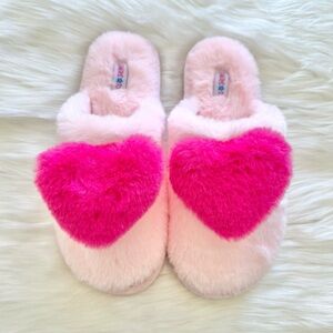 HEART FUR SLIPPERS
